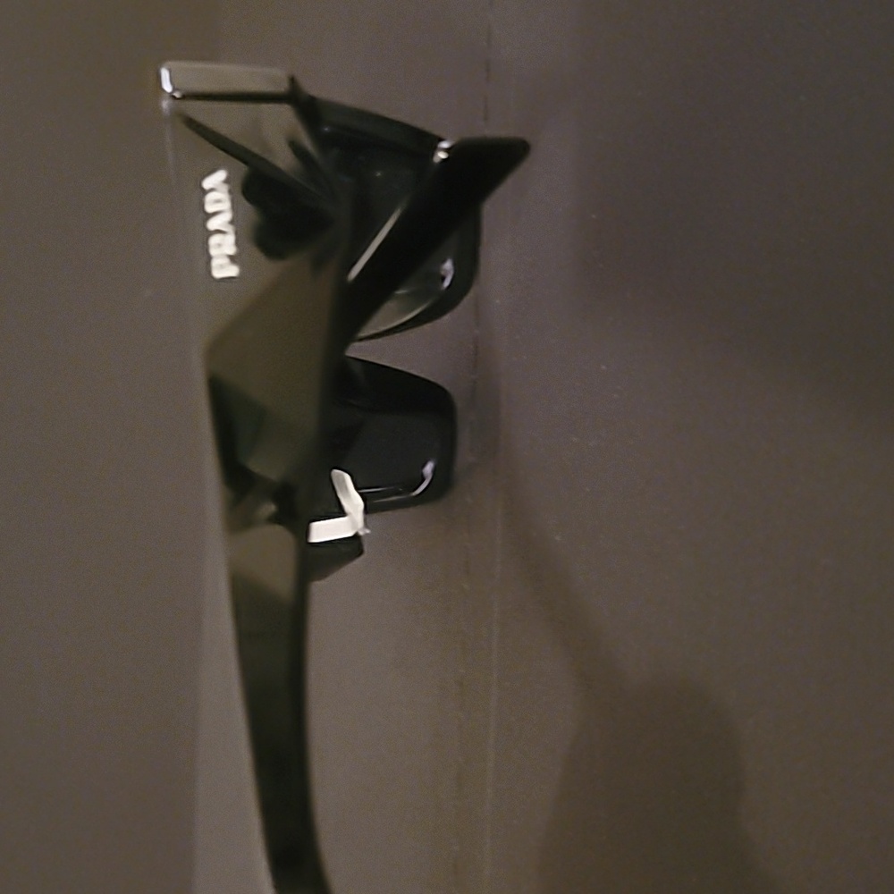 Prada Glossy Black Designer Sunglasses - Picture 3 of 4